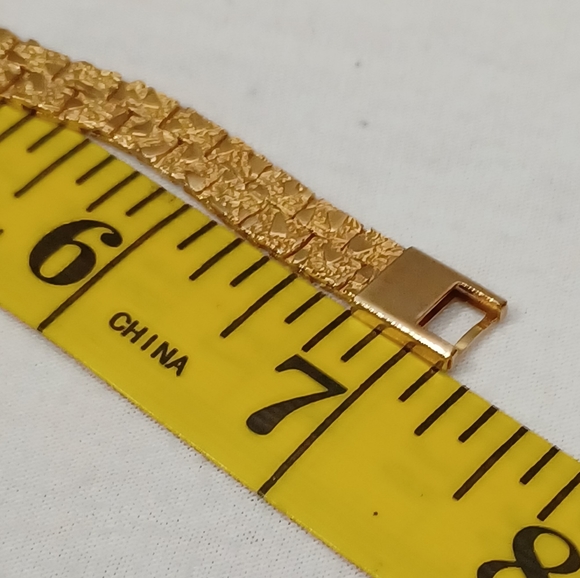 Vintage Luxurious Golden Nugget Collection 14K Gold Plated Set - Picture 5 of 15